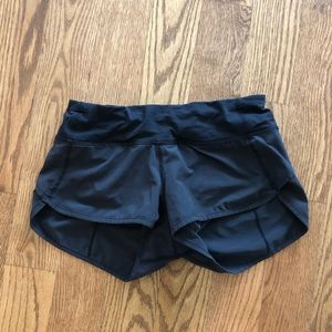 Black lululemon shorts size 2